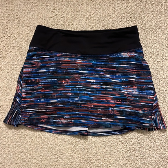 Lululemon Play Off The Pleats Skort in Hinshu Alpine Womens Size 2 - Picture 4 of 7